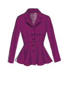 Schnittmuster McCalls 7513 Damenjacke mit Pemplum Gr. 32-48