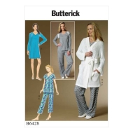 butterick-sewing-pattern-sew-6428-damen-nachtwaesche-gr-y...