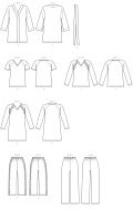 Schnittmuster Butterick 6428 Damen Nachtwäsche Gr. 32-50