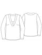 sewing pattern Berlin Damenshirt Luna 8-24 (34-50)