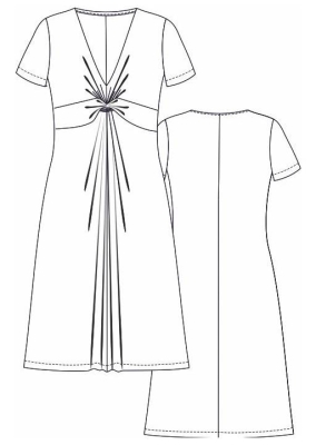 sewing pattern Berlin Damenkleid Keiki Gr. 8-24 (34-50)