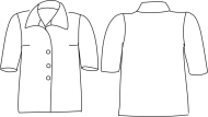 Schnittmuster zwischenmass 602108 Damenbluse Gr. 36-58