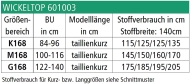 Schnittmuster zwischenmass 601003 Wickeltop Gr. G176 52-58 (Bu 122-140)