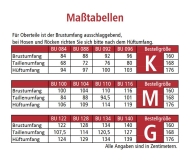 Schnittmuster zwischenmass 600043 Top Gr. M176 44-50 (Bu 100-116)