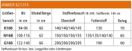 Schnittmuster zwischenmass 621315 Janker Gr. K176 36-42 (Bu 84-96)