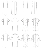 mccalls sewing pattern nähen 7533 Sommerkleid Gr. B5 8-16 (34-42) oder RR 18W-24W (44-50)