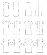 mccalls sewing pattern nähen 7533 Sommerkleid Gr. B5 8-16 (34-42)