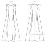 sewing pattern Vogue 9236 Sommerkleid Gr. A5 6-14 (32-40)