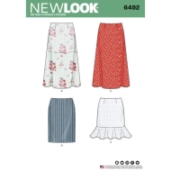 newlook-sewing-pattern-sew-6492-damenroecke-a-8-20-(34-46)