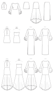 sewing pattern von McCalls 7569 Sommerkleid Gr. A5 6-14...