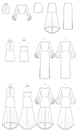 sewing pattern von McCalls 7569 Sommerkleid Gr. A5 6-14 (32-40)