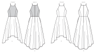 sewing pattern Vogue 9252 Kleid Gr. E5 14-22 (40-48)