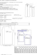 deutsch pattern company sewing pattern nähen 00871 Damenhose Gr. 8-22 (34-48)