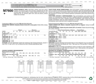 wird aussortiert: Schnittmuster McCalls 7600 Damenshirt Gr. 34-50