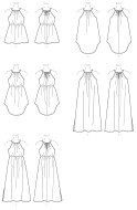 mccalls sewing pattern nähen 7589 Mädchenkleid Gr. CZ M-L-XL 7-16 (128-158)