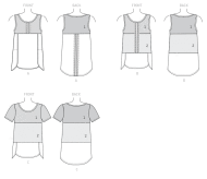 mccalls sewing pattern nähen 7600 Damenshirt Gr. RR 18W-24W (44-50)