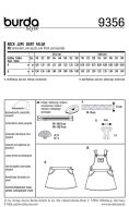 deutsch sewing pattern Burda 9356 Teensrock Gr. 6-13 (116-158)