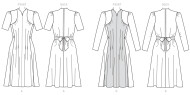 butterick sewing pattern nähen 6485 Damenkleider Gr. E5 14-22 (de 40-48)