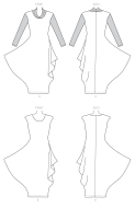 sewing pattern Vogue 1552 Kleid Gr. Betzina A-J Oberweite 81-140cm