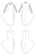sewing pattern Vogue 1552 Kleid Gr. Betzina A-J Oberweite 81-140cm
