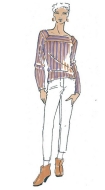 sewing pattern Berlin Shirt Colleen Gr. 8-24 (34-50)
