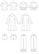 sewing pattern aus Papier McCalls 7697 Damenwäsche Gr. 34-50