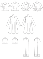 sewing pattern aus Papier McCalls 7697 Damenwäsche...