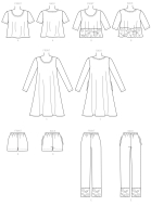 sewing pattern aus Papier McCalls 7697 Damenwäsche Gr. B5 8-16 (de 34-42)