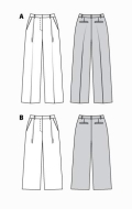 sewing pattern Burda 6436 Hose Gr. 8-18 (de 34-44)