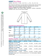sewing pattern KwikSew Boys Blazer