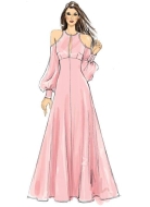 sewing pattern Vogue 9296 Abendkleid Gr. A5 6-14 (de 32-40)