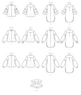 Schnittmuster Vogue 9299 Bluse Gr. E5 14-22 (de 40-48)