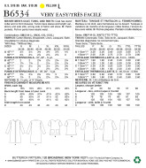 Schnittmuster Butterick 6534 Kaftan Gr. Herren 44-66