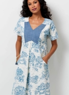 Schnittmuster Butterick 6567 Damenkleid Gr. E5 14-22 (de 40-48)