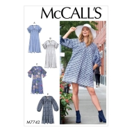 mccalls-sewing-pattern-sew-7742-jugendliches-sommerkleid,...