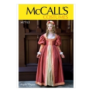 ideas-sewing-pattern-mccalls-7763-historisches-damenkostuem,-lady-marian-gr-32-48