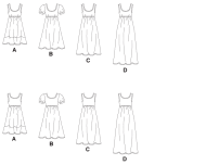 Schnittmuster McCalls 5893 Damenkleid 34-50