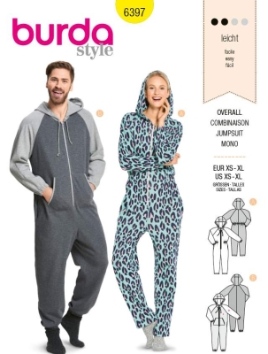 burda-sewing-pattern-sew-6397-bequemer-homewear-overall-unisex-mit-kapuze-gr-xs-xl