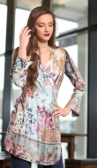 Schnittmuster Damenbluse pattern company 03160 Damenbluse, Wickelbluse mit Manschetten Gr. 34-48