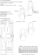 Schnittmuster Damenbluse pattern company 03160 Damenbluse, Wickelbluse mit Manschetten Gr. 34-48
