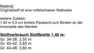 Schnittmuster pattern company 05418 Damenmantel, Walkmantel mit Volants Gr. 34-48
