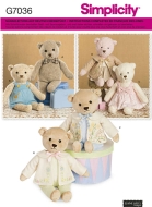 simplicity-sewing-pattern-sew-g7036-kuscheltier-teddybaer