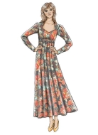 wird aussortiert: Schnittmuster Butterick 6586 Damenkleid Empiretaille, schwingender Rock Gr. 32-48