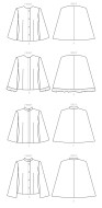 Schnittmuster Butterick 6603 Damencape Gr. A5 6-14 (DE 32-40)