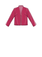 Schnittmuster Vogue 9338 verschlusslose Blusenjacke mit Ärmelvarianten Gr. A5 6-14 (DE 32-40) oder E5 14-22 (DE 40-48)
