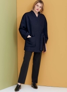 sewing pattern Vogue 9334 Damenjacke mit Schalkragen zum Binden Gr. Y XS-M (DE 32-40)