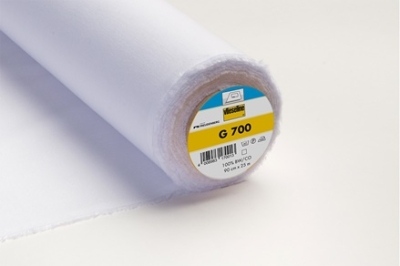 Vlieseline 0,5m BW-Bügeleinlage G 700 weiß für Kleinteile an Blusen und Hemden