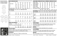 englisches Schnittmuster NewLook 6574 hübsches Damenkleid wadenlang A 6-18 (DE 32-44)
