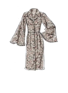 Schnittmuster Vogue 9345 klassisches Blusenkleid in lang und kurz Gr. 32-48