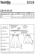 ideas-sewing-pattern-burda-6319-superweiter-faltenrock-mit-taschen,-gr-34-44